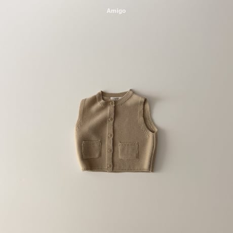 amigo/40. knit vest XS-XL