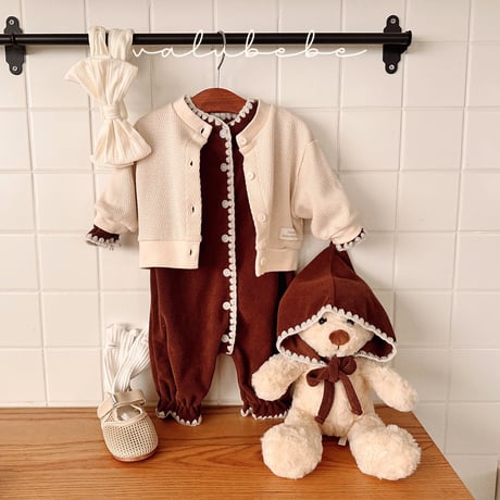 valubebe/27. tokyo waffle cardigan 6M-S