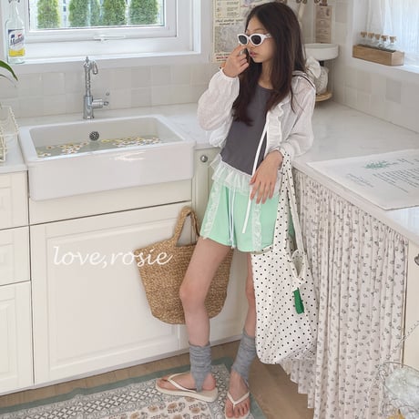 loverosie/149. Hem lace fril sleeveless top 3XL