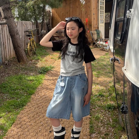 matilda/91. forever two color raglan T-shirt 5-13