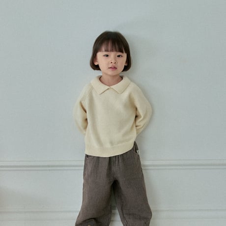 thebeige/27. Stripe wide pants XXS-L