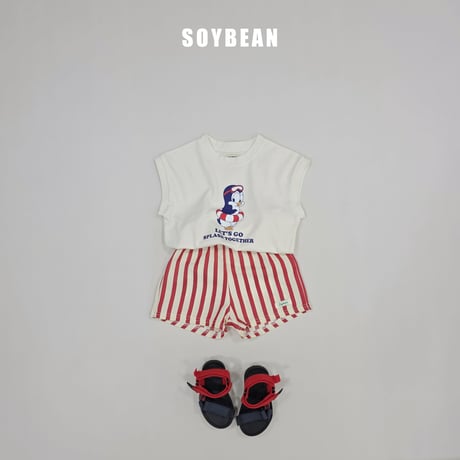 soybean/180. plan ) Penguin vacance updown set XS-XL