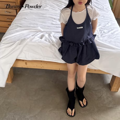 bunnypowder/210. denim bullon pants S-XL