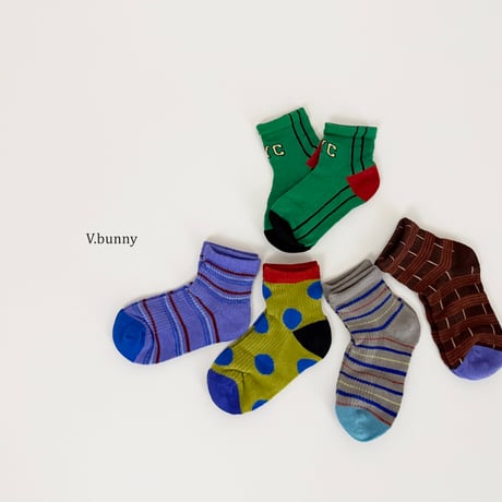 vbunny/91. mix boy socks set M(130-150)-XL(180-210)