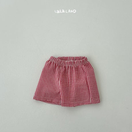 lalaland/6. jijimi check half pants XS-XL
