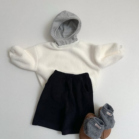 minirobe/4. Boa fleece hooded sweatshirt S-XL