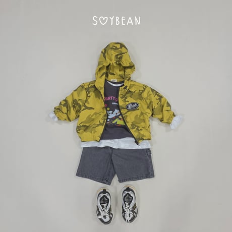 soybean/40. plan ) kamo hood windbreaker XS-XL