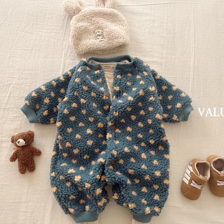 valubebe/73. snow flower heart suit 6M-18M