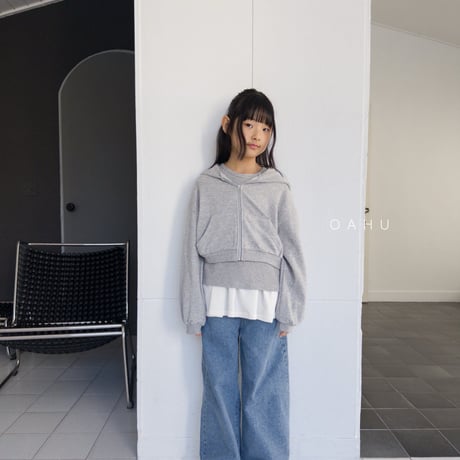 oahu/35. momo short hood zipup S-XL