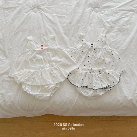 ninibello/186. bubble sleeveless blouse 12M-18M