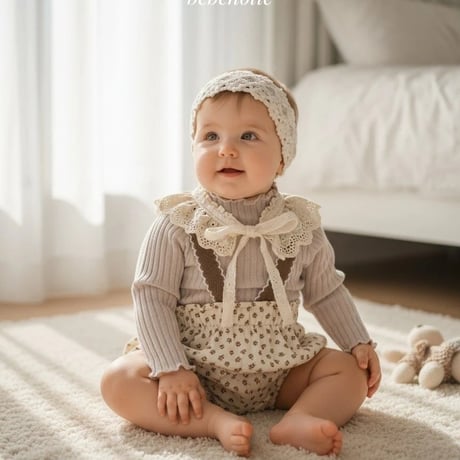 bebeholic/24. leaf overalls bloomer S(3-6M)-XL(18-24M)