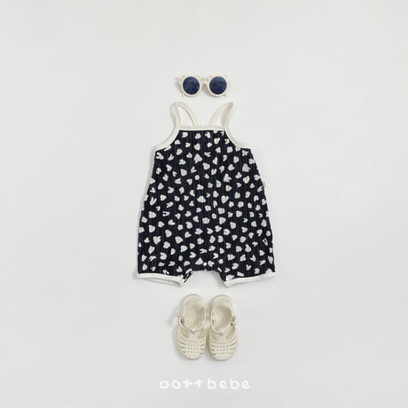 oottbebe/34. peuty leopard FullBody ( bebe ) suit S(0-6M)-M(6-12M)