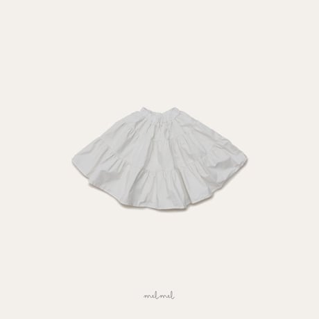 melmel/4. Tiered long skirt XXS-XL