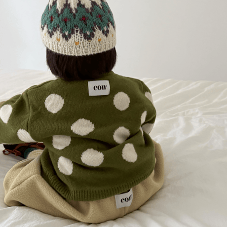 con_/31. snowman cardigan 1(66-77CM)-4(97-107CM)