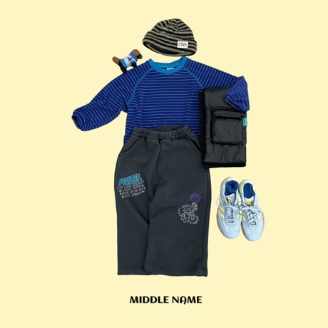 middlename/55. raglan dangara T-shirt S-XL
