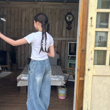 matilda/120. damage denim pants 15-19