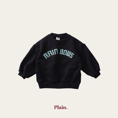 plain/31. rainbow man-to-man XS-XL