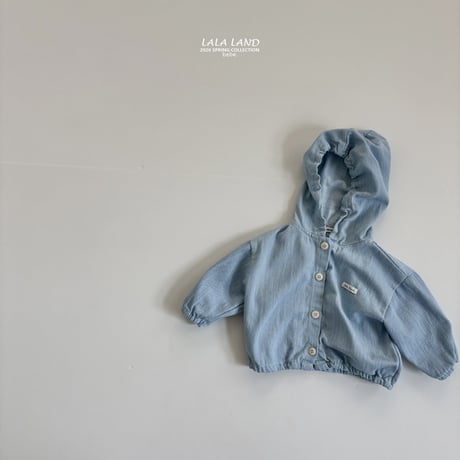 lalaland/82. bebe denim shirring hood 12M-18M