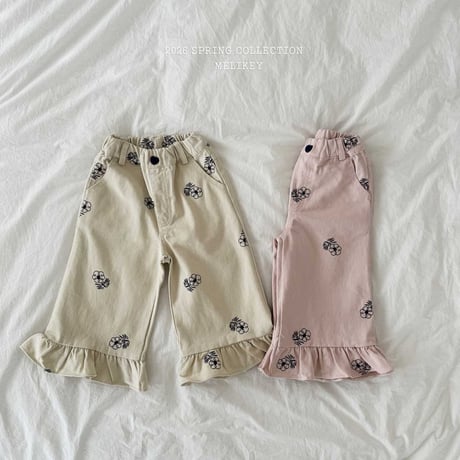 melikey/47. flower embroidery P  XS-XL