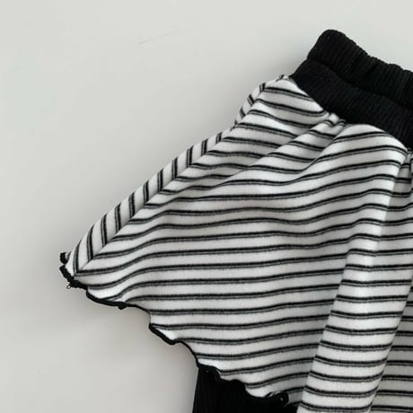 ooo/11. poto fril pants boots cut XS-XL