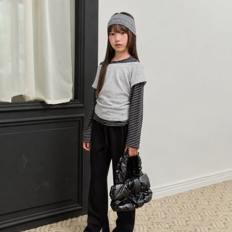 sm2/8. shorder open rayerd T-shirt 9-17