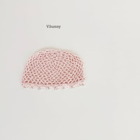 vbunny/18. pearl short beanie FREE(54-56CM)