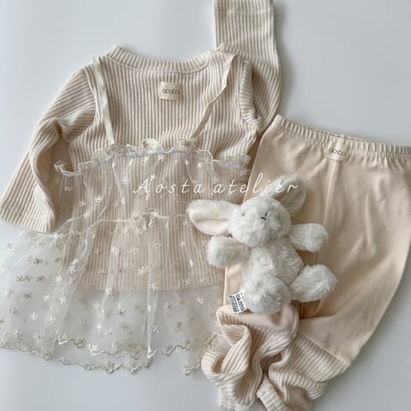 aosta/17. [Lace Ribbon Open Dress] FREE