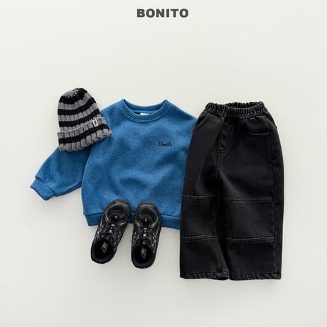 bonito/66. voca knit man-to-man 12M-XL