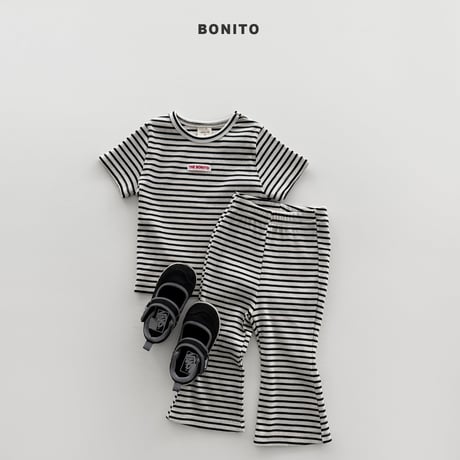 bonito/103. slim stripe set 12M-XL