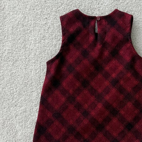 urbanrabbit/25. Check Frill Dress JS-JM