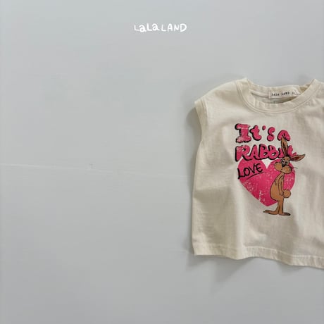 lalaland/23. love rabbit sleeveless XS-XL