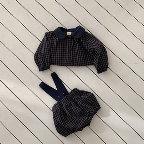 bebeholic/37. temu check suit S-L