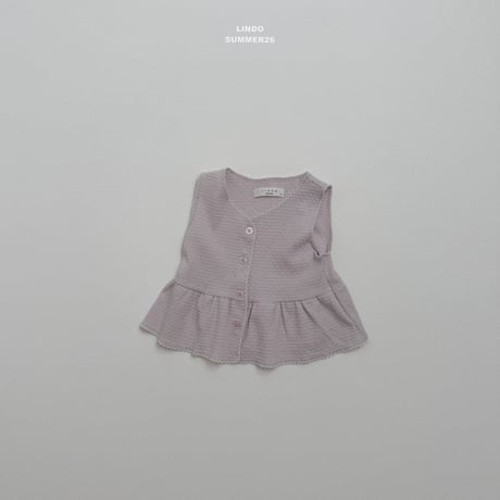 lindo/52. hey fril vest XS-XL