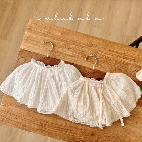 valubebe/80. lace skirt bloomer 6M-18M