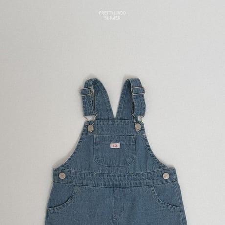lindo/49. denim overalls one-piece XS-XL