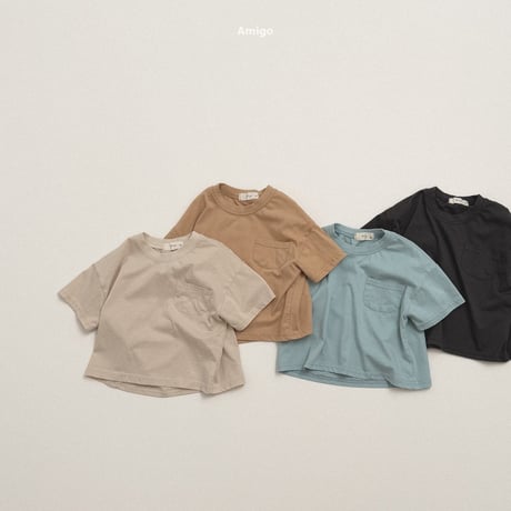 amigo/42. vanilla pocket T-shirt XS-XL