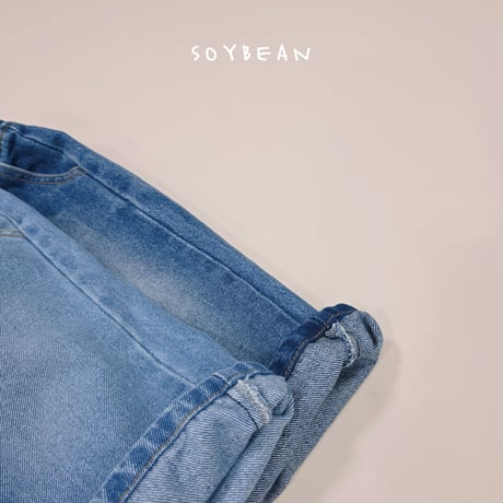 soybean/162. wide brush denim pants JS-JM