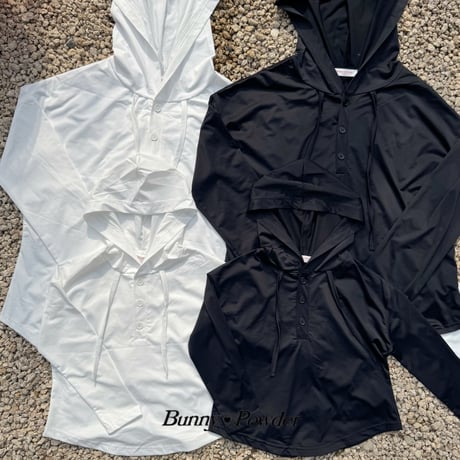 bunnypowder/281. rash guard hood ADULT