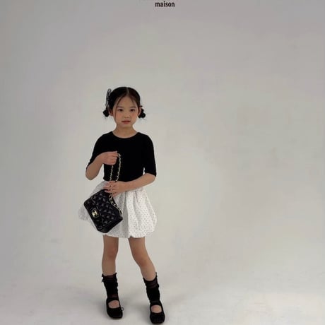 saintdoll/67. ribbon 5bu T-shirt JS-JL