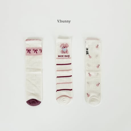 vbunny/50. tori tori socks set FREE