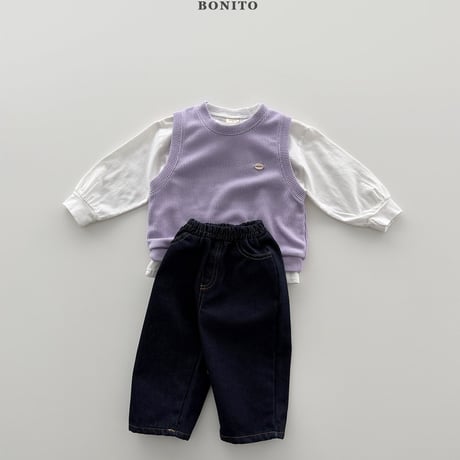bonito/88. butter knit vest 12M-XL