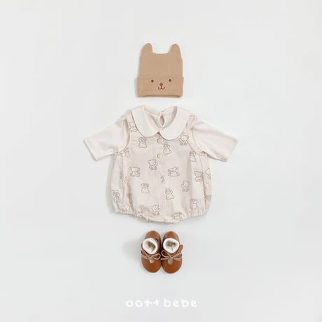 oottbebe/70. bear bebe suit S(0-6M)-M(6-12M)