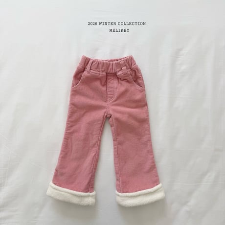 melikey/49. corduroy heart boots cut XS-XL