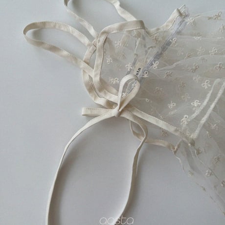 aosta/17. [Lace Ribbon Open Dress] FREE
