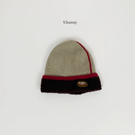 vbunny/44. terry line beanie FREE(48CM-53CM)