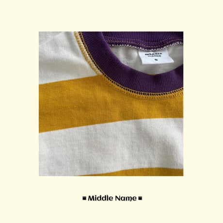 middlename/32. milk two color dangara T-shirt JS-JM