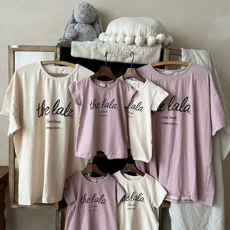 thelala/45. lettering T-shirt XS-XL