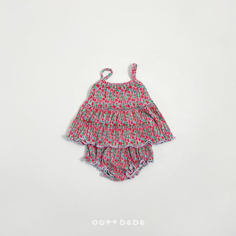 oottbebe/63. daisy plitch set bloomer S(0-6M)-M(6-12M)