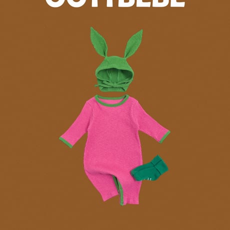 oottbebe/41. cellup pie suit bonnet ( bebe style set S(0-6M)-M(6-12M)
