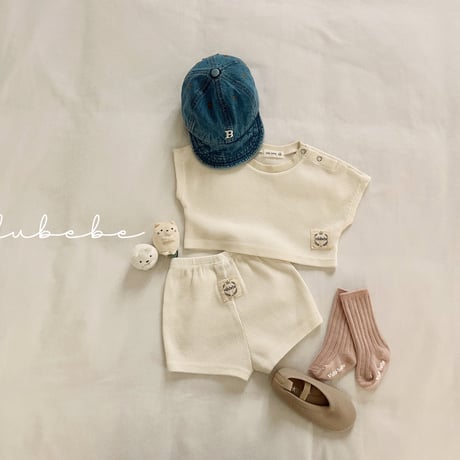 valubebe/7. cropple waffle pants 6M-S